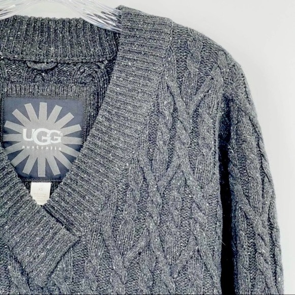 Ugg cashmere merino wool longline cableknit - Picture 1 of 9